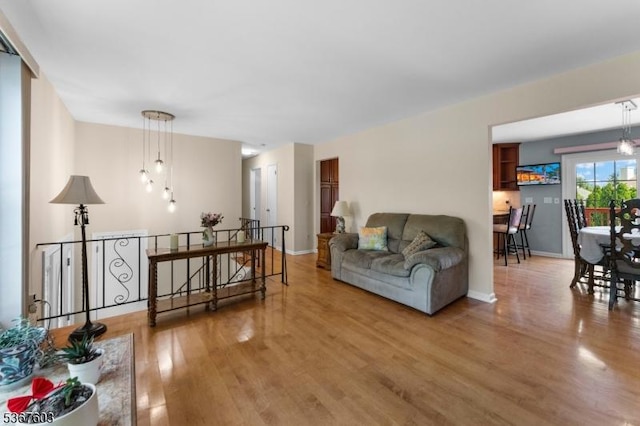 26 Ditmars Cir, Hillsborough Twp, NJ 08844 - living area with wood finished floors and baseboards