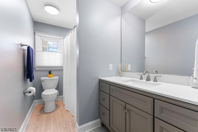 26 Ditmars Cir, Hillsborough Twp, NJ 08844 - full bath featuring vanity, wood finished floors, and a shower with shower curtain
