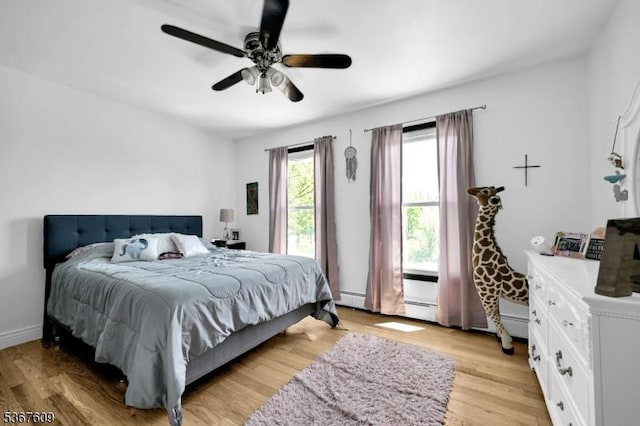 1508 County Rd 565, Vernon Twp, NJ 07461 - bedroom with light wood-style floors and a ceiling fan