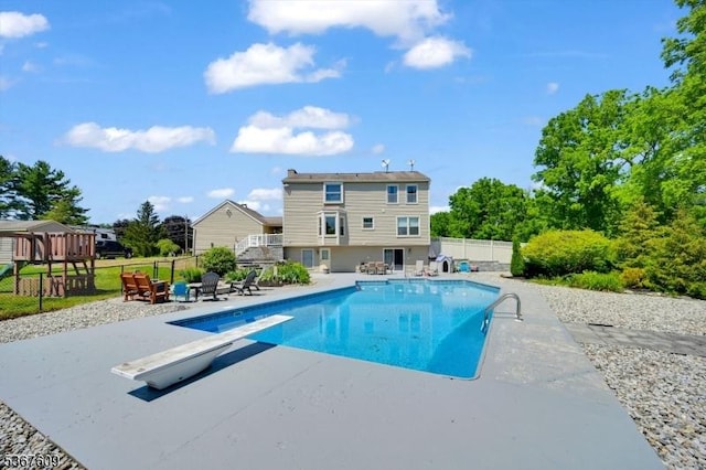 1508 County Rd 565, Vernon Twp, NJ 07461 - view of swimming pool with a patio area and a diving board