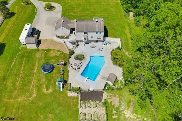 1508 County Rd 565, Vernon Twp, NJ 07461 - view from above of property featuring a pool area