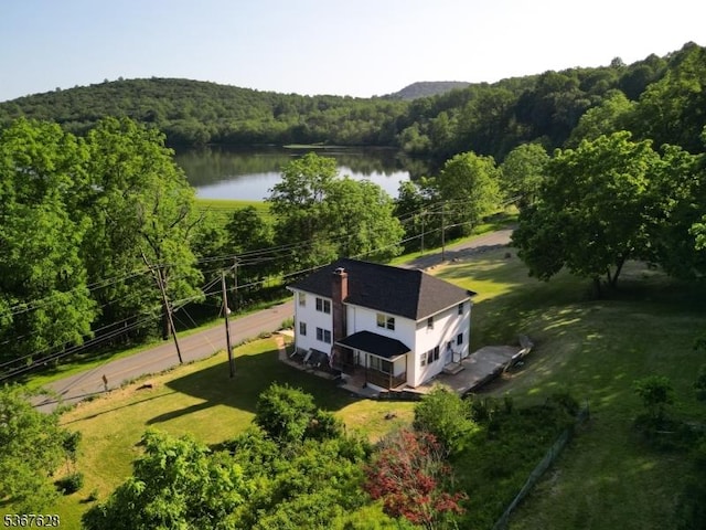 150 Buckley Ave, Oxford Twp, NJ 07863 - view of subject property with a forest and a nearby body of water