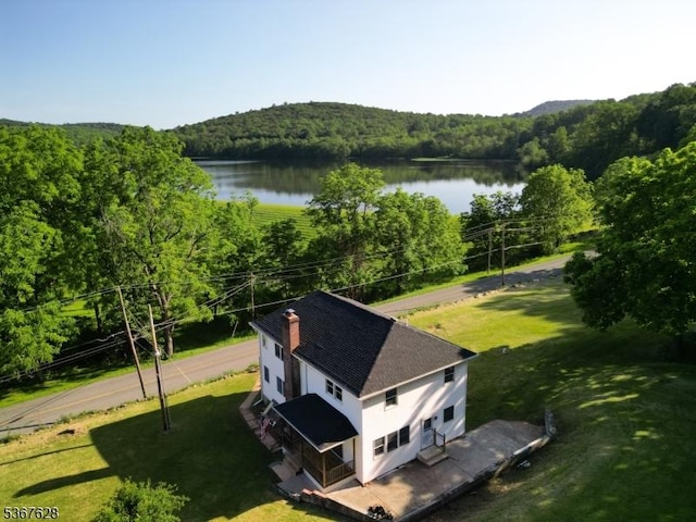 150 Buckley Ave, Oxford Twp, NJ 07863 - view of subject property with a forest and a nearby body of water