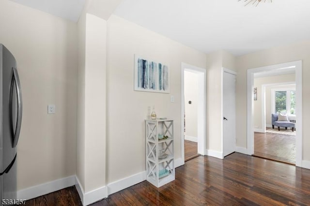 910 Caldwell Ave, Union Twp, NJ 07083 - spare room featuring dark wood-style flooring