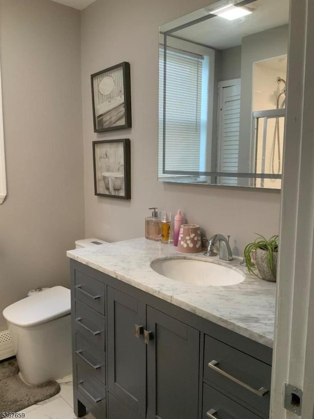 116 Mapes Ave Unit 3, Newark City, NJ 07112 - bathroom with vanity and tile patterned flooring