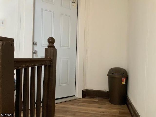 116 Mapes Ave Unit 3, Newark City, NJ 07112 - stairs featuring wood finished floors and baseboards