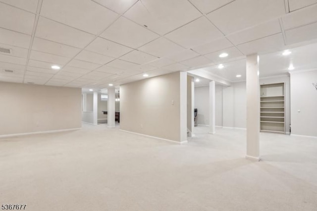 211 Woods End Dr, Bernards Twp, NJ 07920 - finished basement featuring carpet flooring, recessed lighting, and stairs