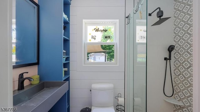 114 Oakley St, Roselle Boro, NJ 07203 - bathroom featuring a shower stall and vanity