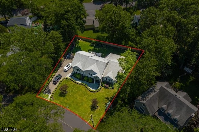 106 Woodbine Cir, New Providence Boro, NJ 07974 - view of subject property with property boundaries highlighted