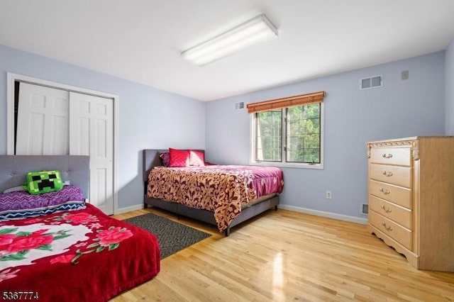 5 Peppermint Hill Rd, North Brunswick Twp, NJ 08902 - bedroom featuring light wood finished floors and a closet