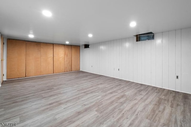5 Peppermint Hill Rd, North Brunswick Twp, NJ 08902 - finished basement with wood finished floors and recessed lighting