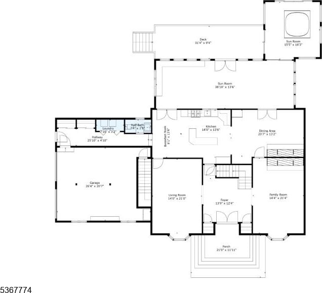 5 Peppermint Hill Rd, North Brunswick Twp, NJ 08902 - view of home floor plan
