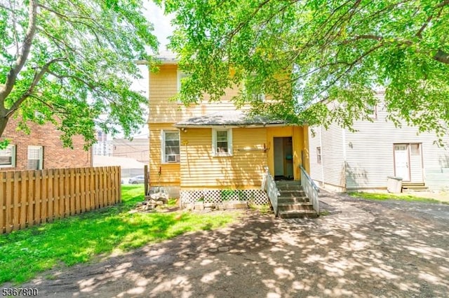 1705 Essex St, Rahway City, NJ 07065 - rear view of house with entry steps