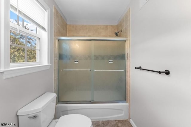 16 Edith Dr, Franklin Twp, NJ 08873 - bathroom featuring toilet and combined bath / shower with glass door