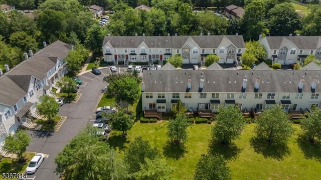 16 Edith Dr, Franklin Twp, NJ 08873 - aerial view of residential area featuring a tree filled landscape