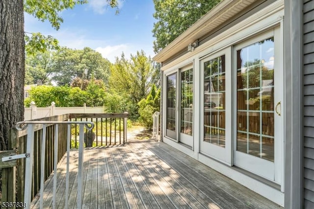 173 Raab Ave, Bloomfield Twp, NJ 07003 - view of wooden terrace