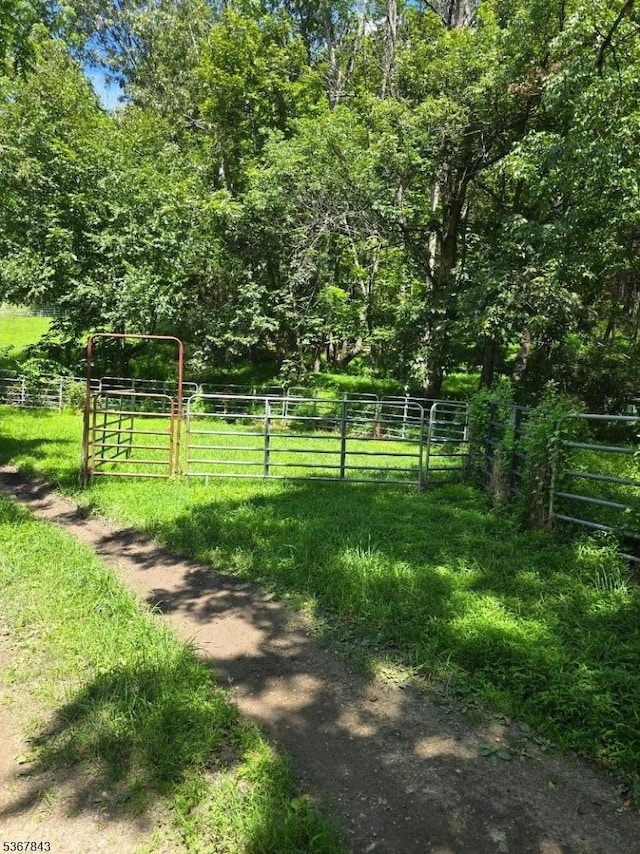 15 Plotts Rd, Hampton Twp, NJ 07860 - view of yard featuring a gate