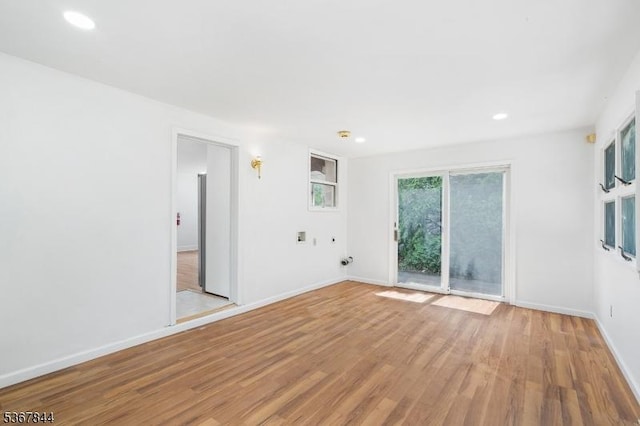 19 Pleasant View Ave, Washington Twp, NJ 07882 - unfurnished room featuring light wood-type flooring and recessed lighting