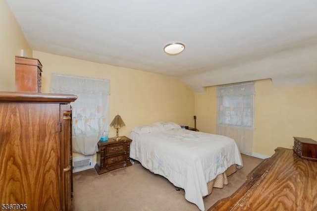 408 Sanford Ave, Hillside Twp, NJ 07205 - carpeted bedroom with vaulted ceiling