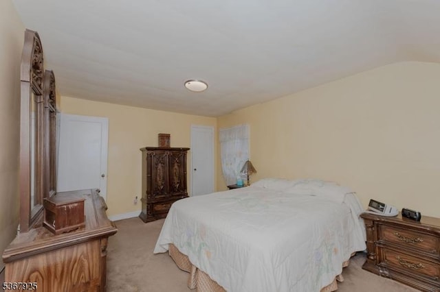 408 Sanford Ave, Hillside Twp, NJ 07205 - bedroom featuring light colored carpet and lofted ceiling