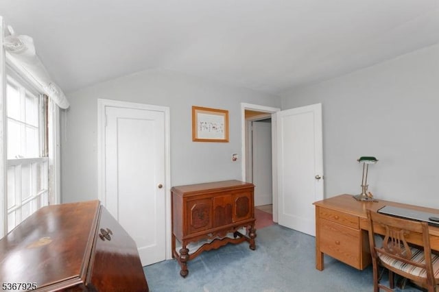 408 Sanford Ave, Hillside Twp, NJ 07205 - carpeted office space featuring lofted ceiling