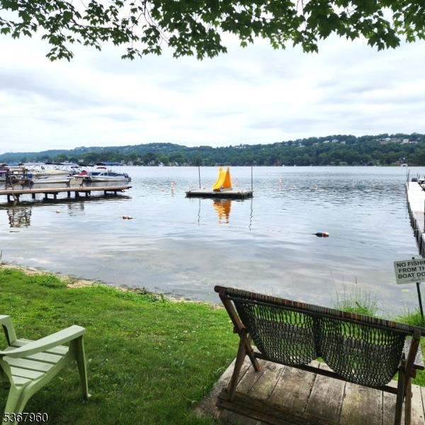 118 Hilltop Trl, Sparta Twp, NJ 07871 - water view with a dock