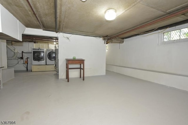36 Grove St, Waldwick Boro, NJ 07463 - below grade area with washer and dryer