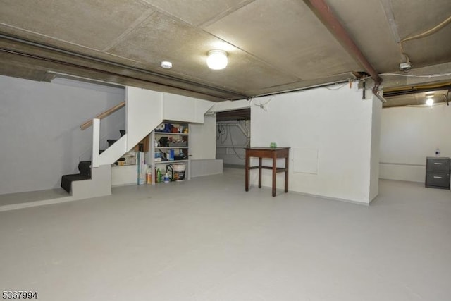 36 Grove St, Waldwick Boro, NJ 07463 - finished below grade area featuring stairs