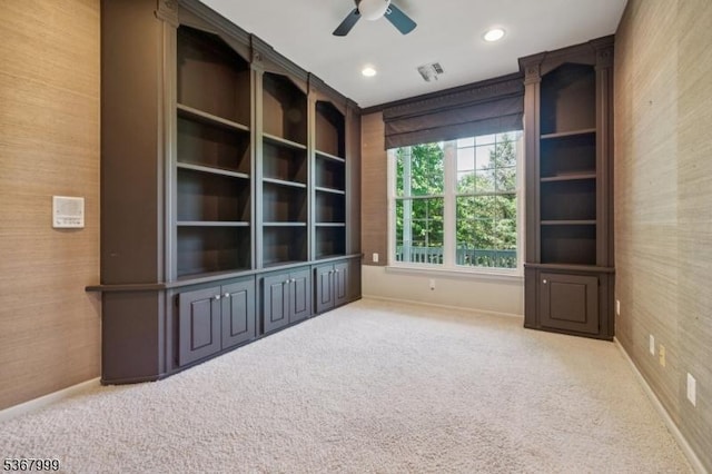 1407 Four Seasons Dr Unit 1407, Wayne Twp, NJ 07470 - carpeted spare room with ceiling fan and recessed lighting