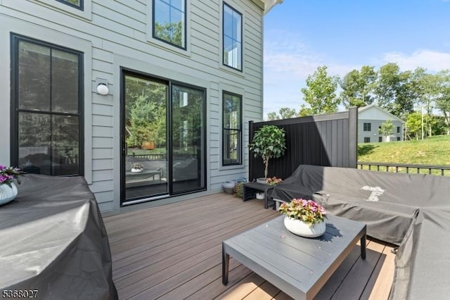 28 Peacock Ln Unit 28, Berkeley Heights Twp, NJ 07922 - wooden deck with outdoor lounge area