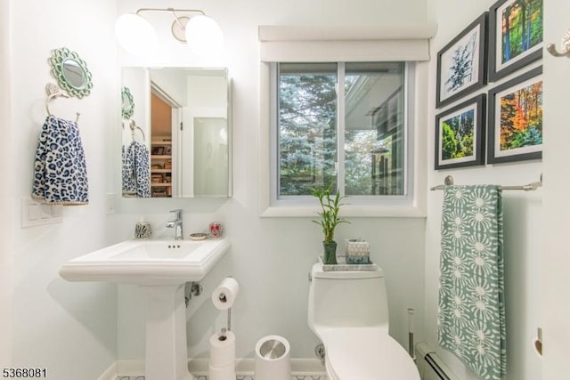 7 Deer Ct, Chester Twp, NJ 07930 - bathroom with toilet and baseboards