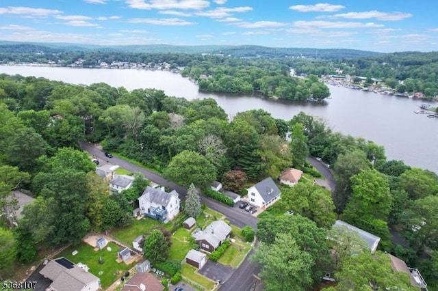 8 Blanche Dr, Jefferson Twp, NJ 07849 - aerial view of property and surrounding area featuring a nearby body of water