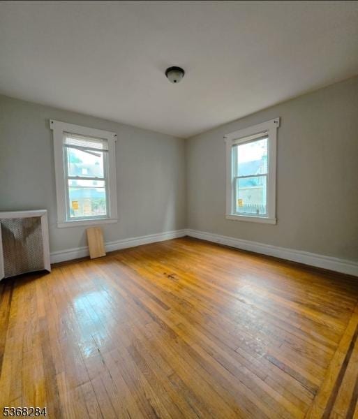 205-207 Chancellor Ave, Newark City, NJ 07112 - empty room with plenty of natural light and hardwood / wood-style floors
