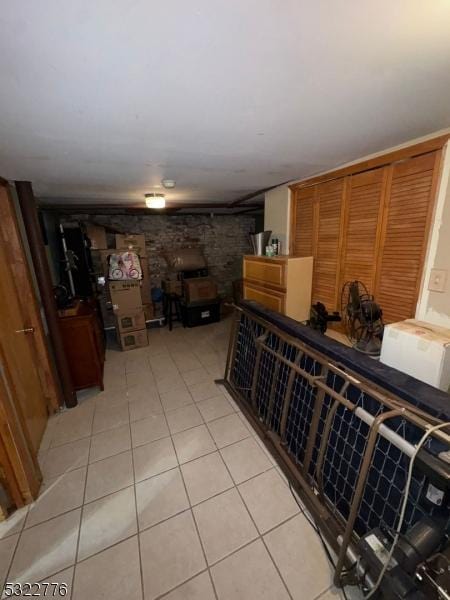 393 E 38th St, Paterson City, NJ 07504 - interior space featuring light tile patterned flooring