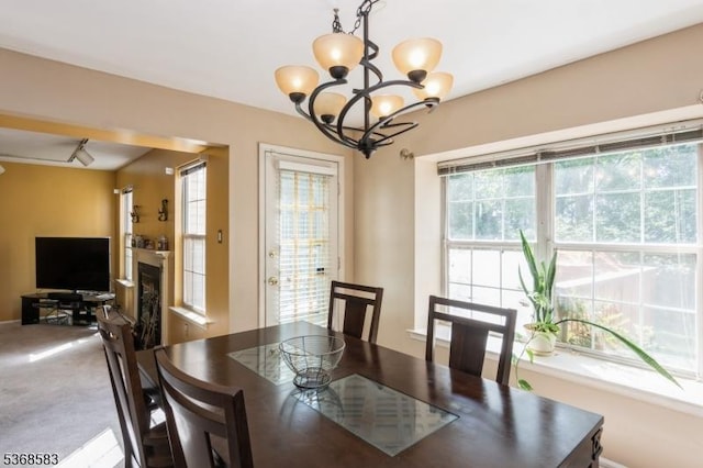 76 Avebury Pl, Franklin Twp, NJ 08873 - dining space with a chandelier