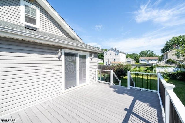 682 Leone St, Woodbridge Twp, NJ 07095 - wooden terrace featuring a residential view
