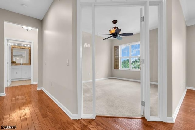 3304 Chesterwood Way, Franklin Twp, NJ 08873 - hallway with hardwood / wood-style floors and baseboards