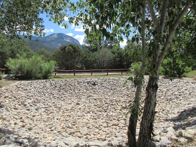 view of mountain feature