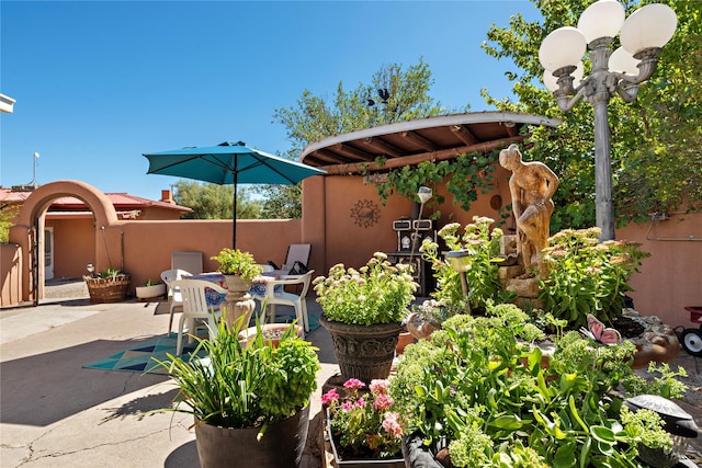 view of patio