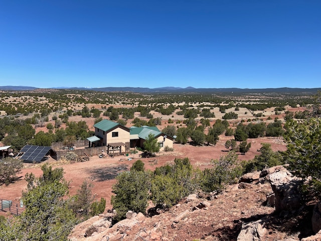 view of mountain feature