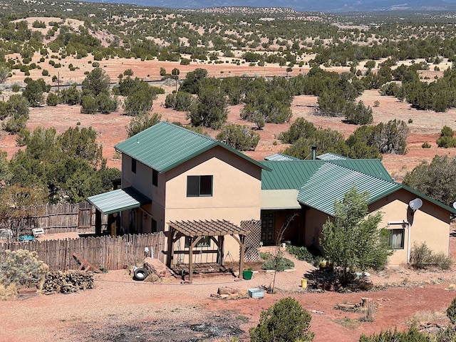 view of drone / aerial view