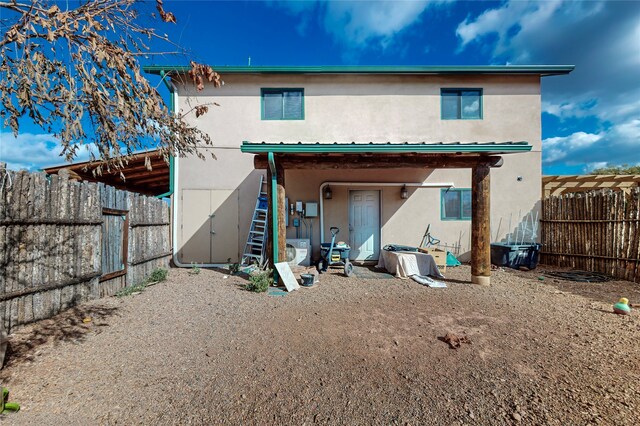 view of back of property