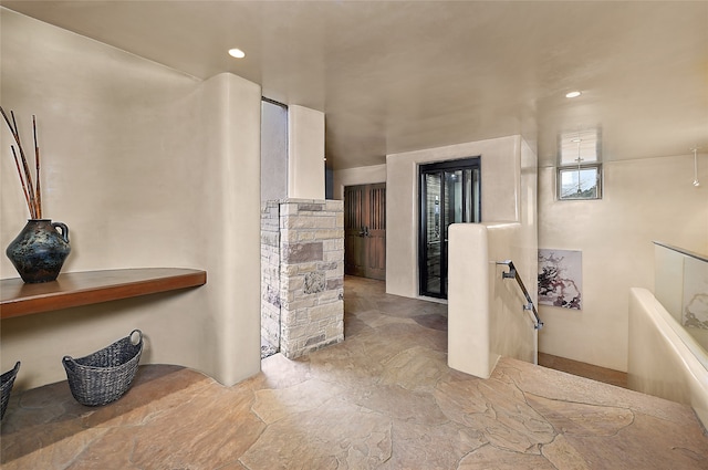 bathroom featuring tile patterned flooring