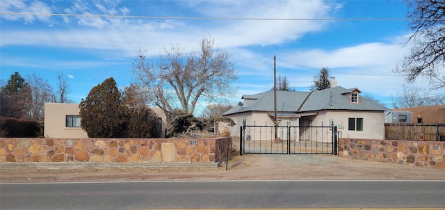 view of adobe home