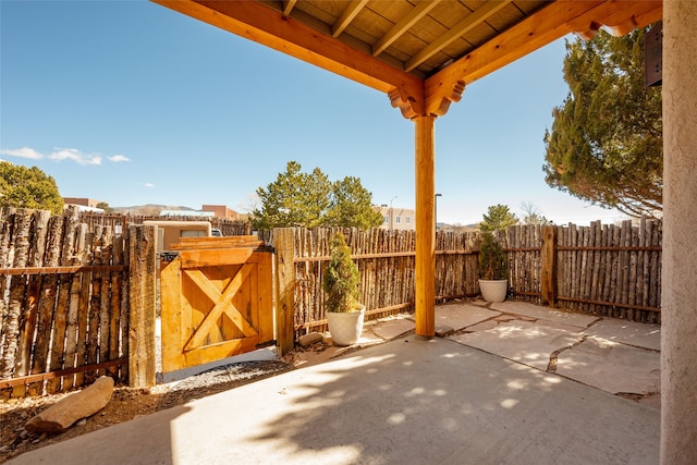 view of patio