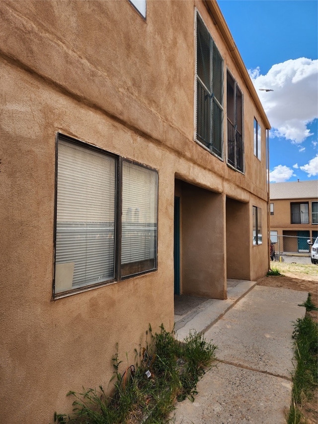 view of back of property