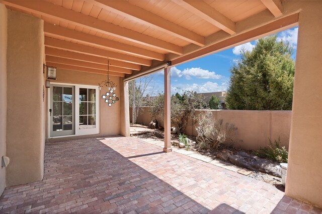 view of patio