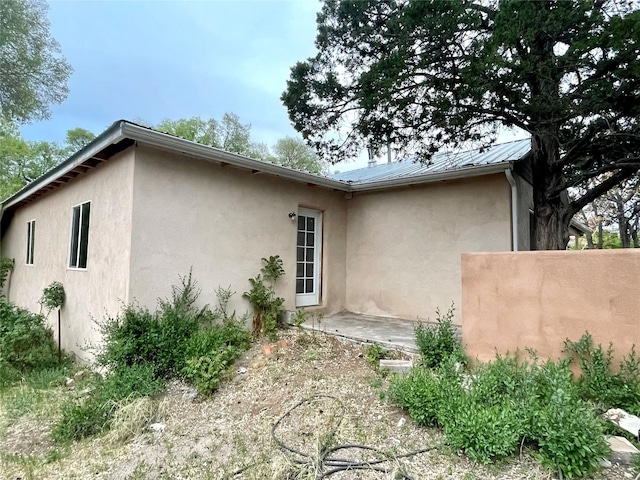 view of back of property