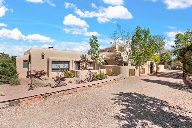 view of pueblo-style house