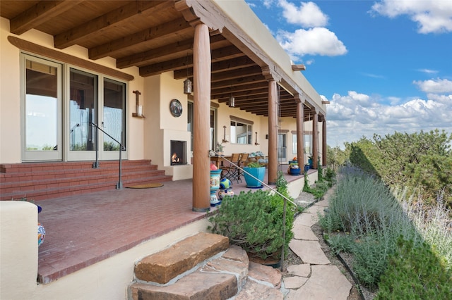 view of patio